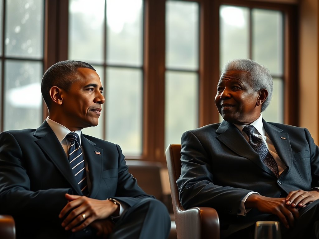 A Conversation on Leadership with Barack Obama and Nelson Mandela